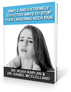 Free Neck Pain Relief eBook from Advance Upper Cervical Chiropractic